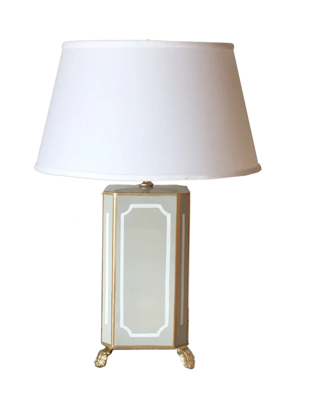 Dana Gibson Devon Lamp in Grey