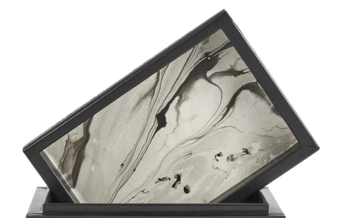 E Lawrence Black Shagreen Box with Tom Ford Quote