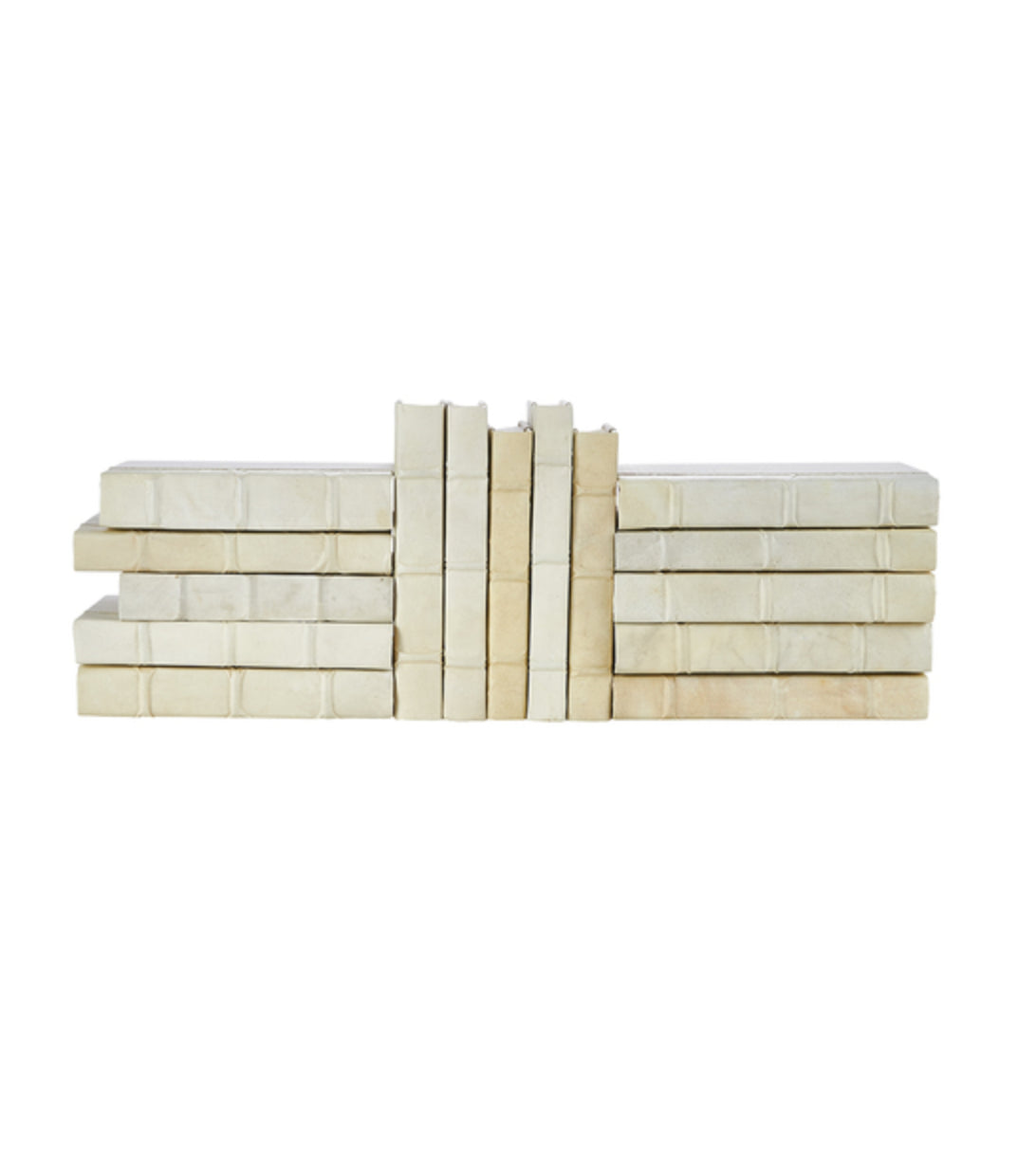 Vellum Bound Books with Linen Covers, Set of 15