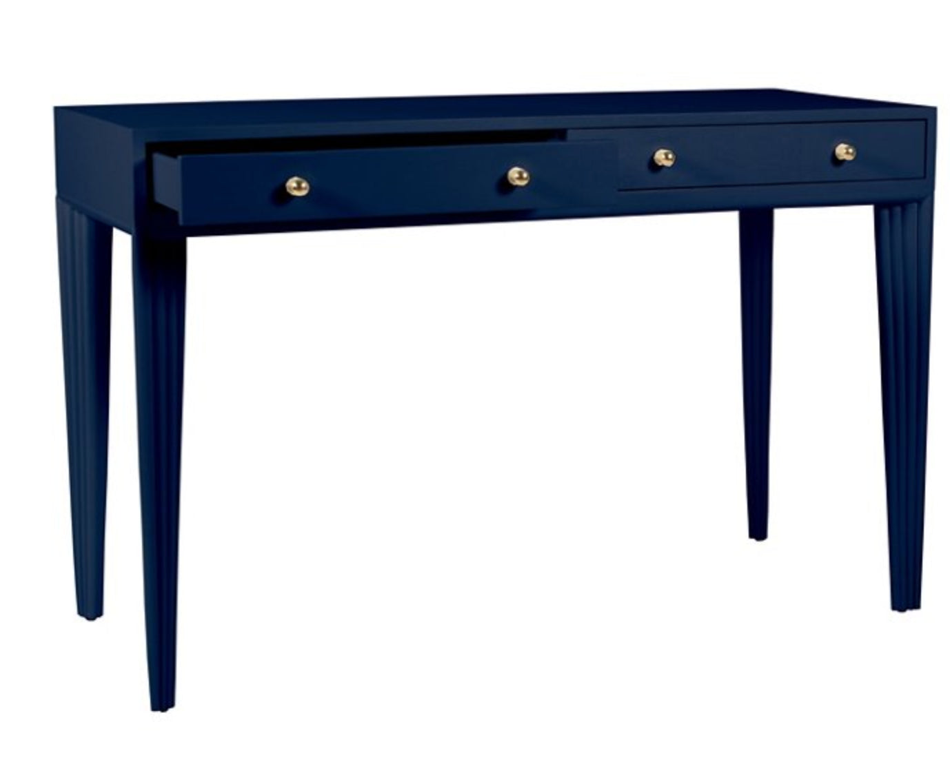 Barcelona Desk in Navy Blue by David Francis Furniture