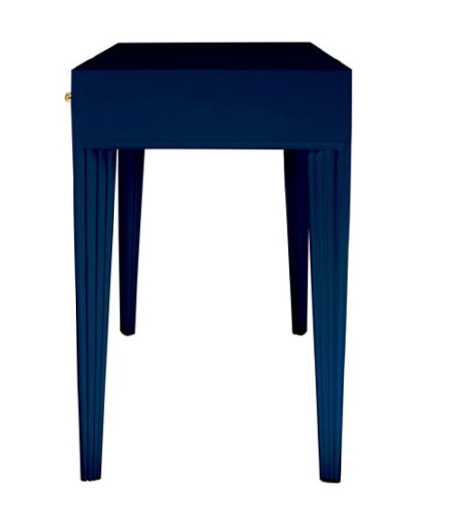 Barcelona Desk in Navy Blue by David Francis Furniture