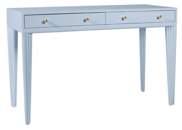 Barcelona Desk in Light Blue by David Francis Furniture