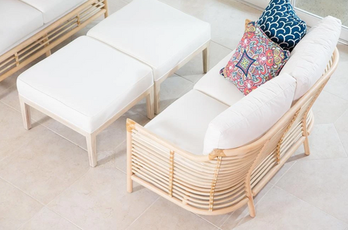 Sienna Loveseat in White by David Francis
