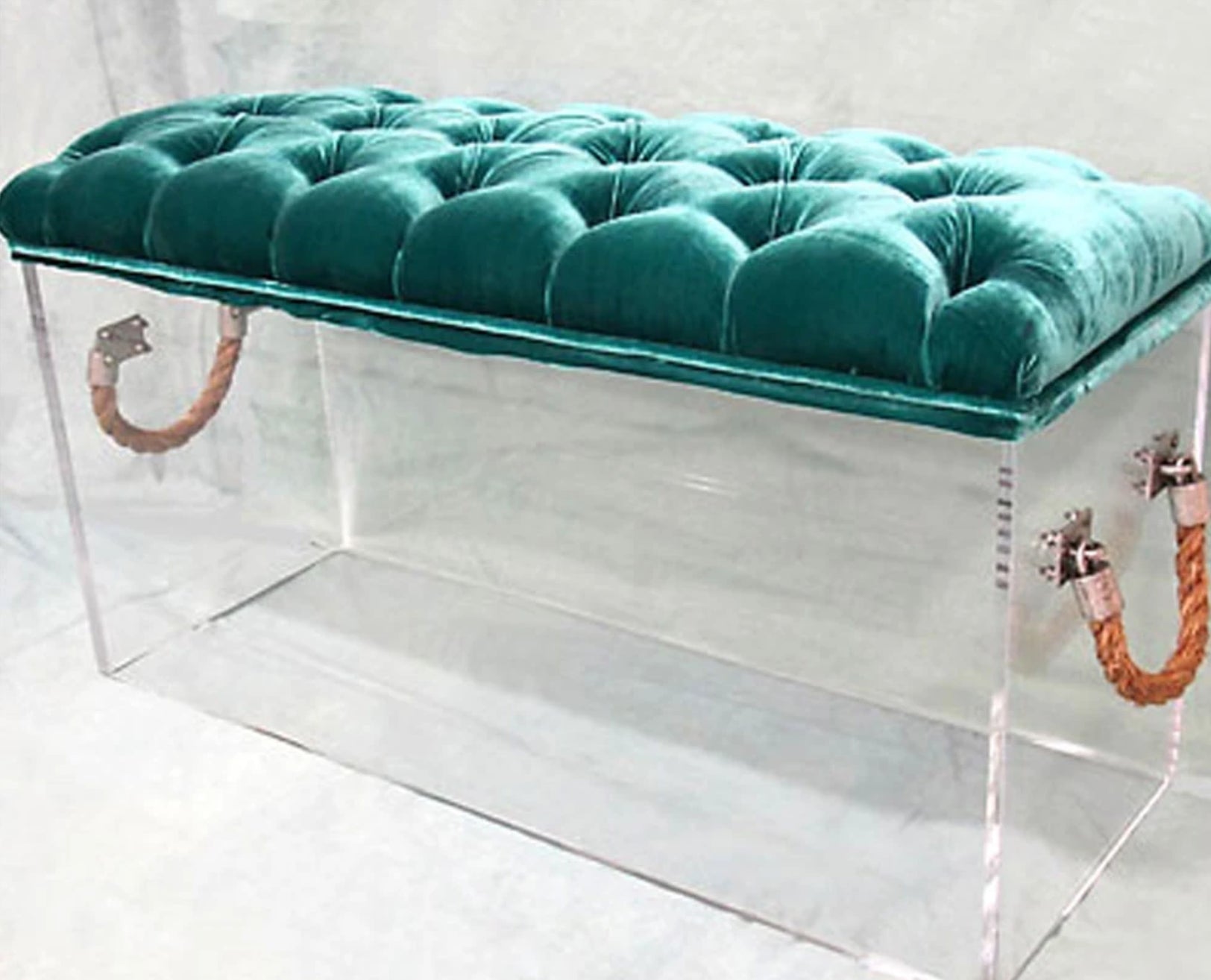 Skinny Bella Bench by Jamie Dietrich in Teal