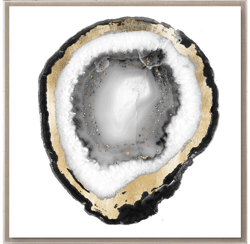 Natural Curiosities Black and White Geode 1 Art