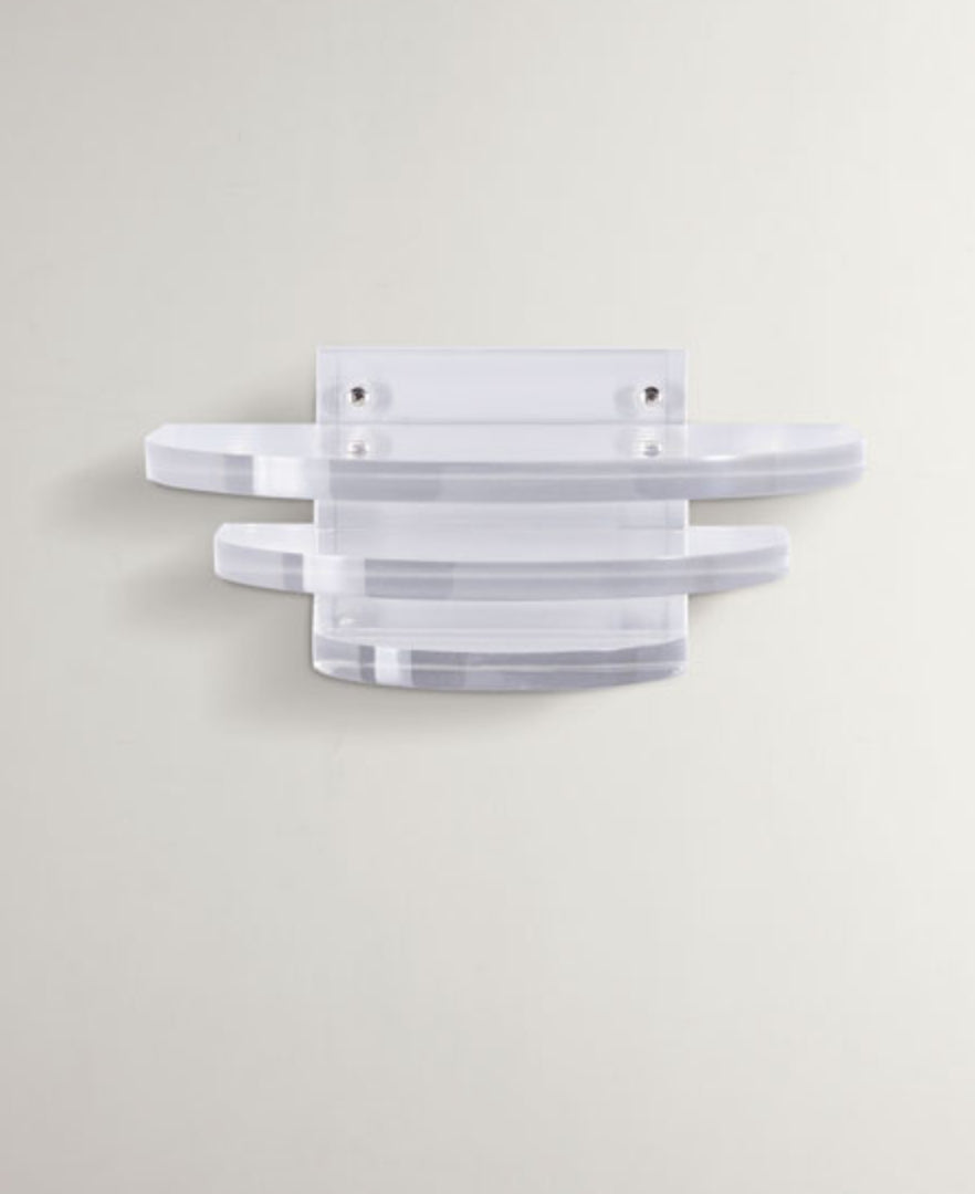 Port 68 Rounded Clear Lucite Shelf