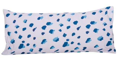 Dana Gibson Fleck Pillow in Blue 12" x 24"