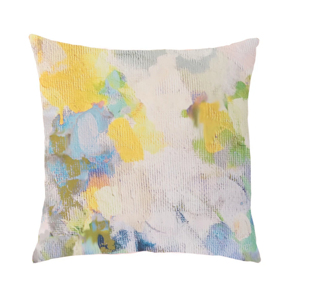 Laura Park Butterfly Garden Linen Cotton Pillow
