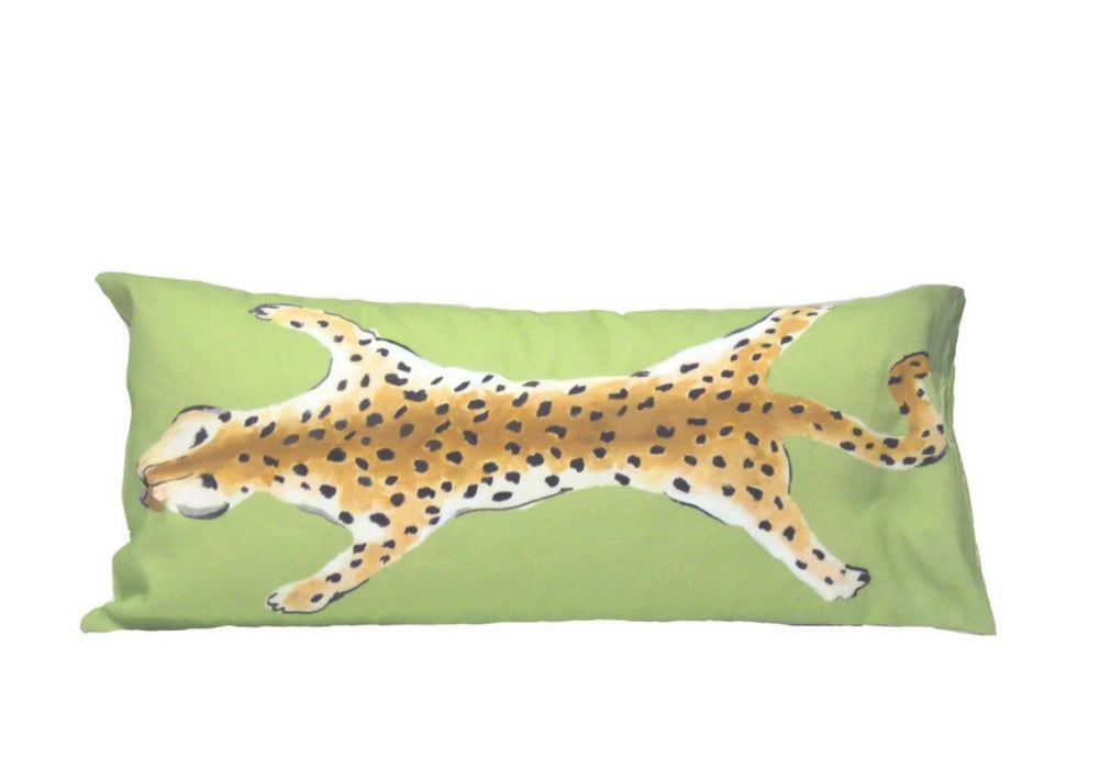 Dana Gibson Leopard Pillow