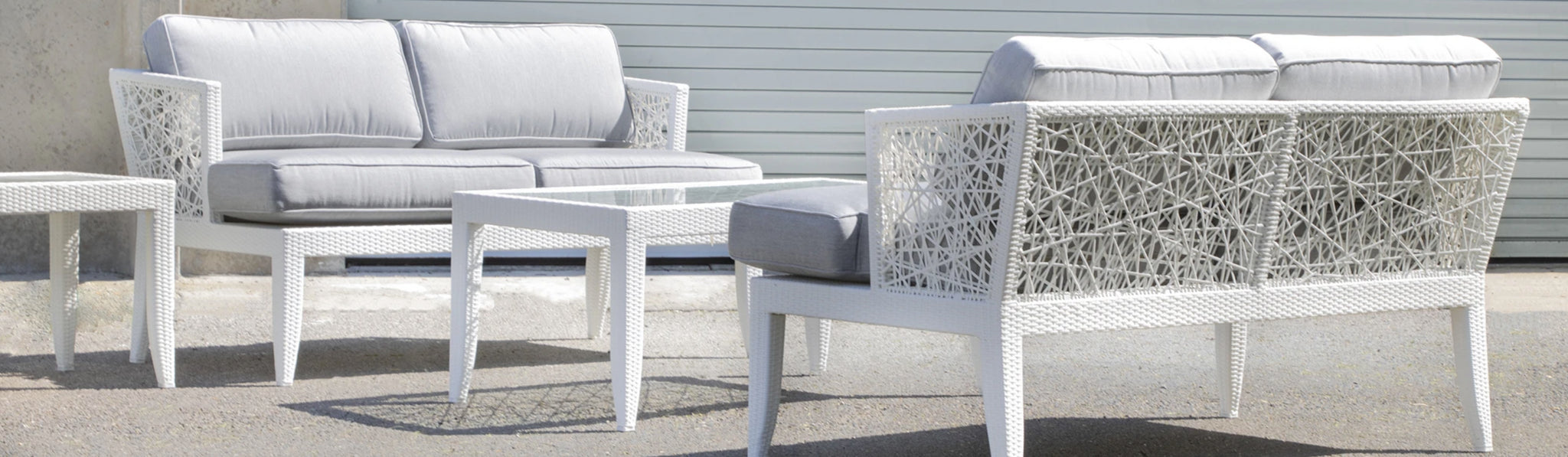 Mykonos Loveseat with Cushions by David Francis