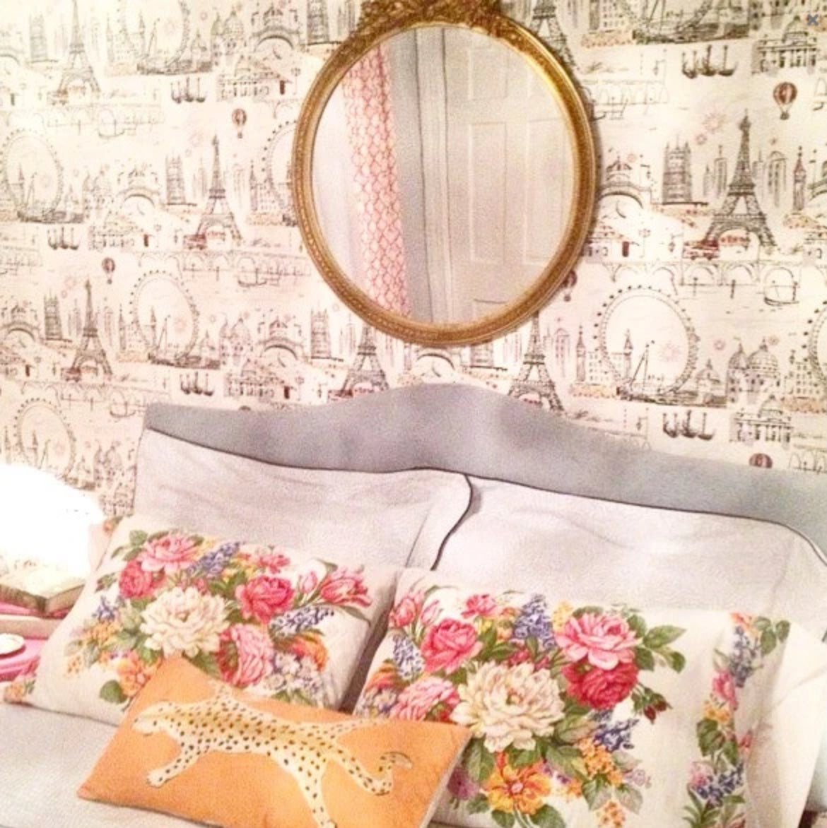 Dana Gibson Leopard Pillow