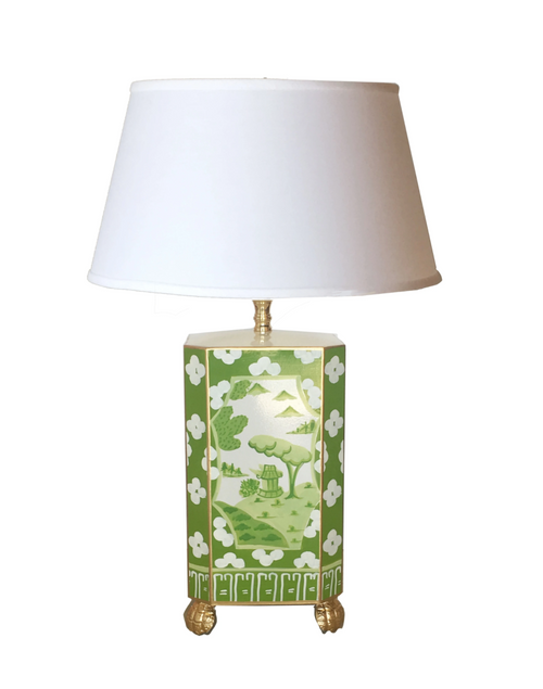 Dana Gibson Canton Lamp in Green