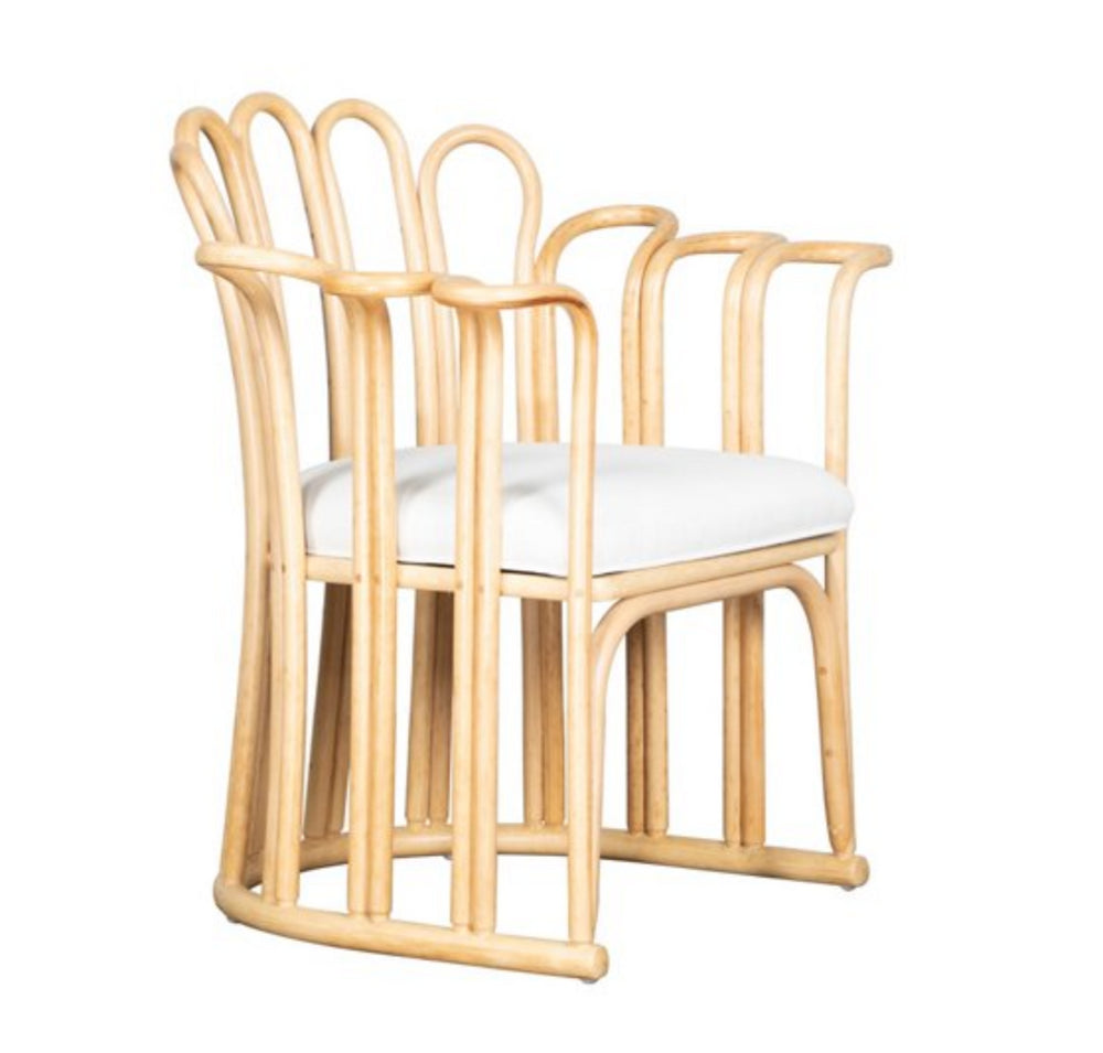 Calla Accent Chair, White by David Francis