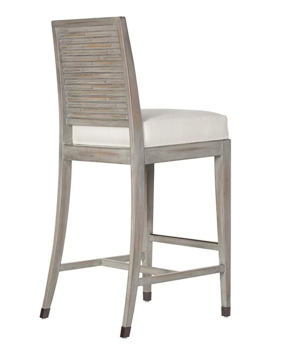 David Francis Stacked Bamboo Bar Stool