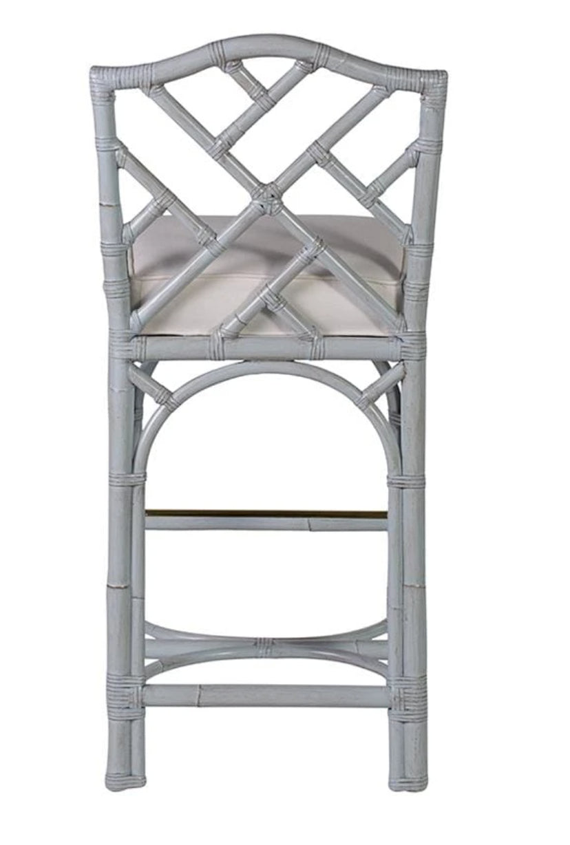 Chippendale Barstool in Gray by David Francis