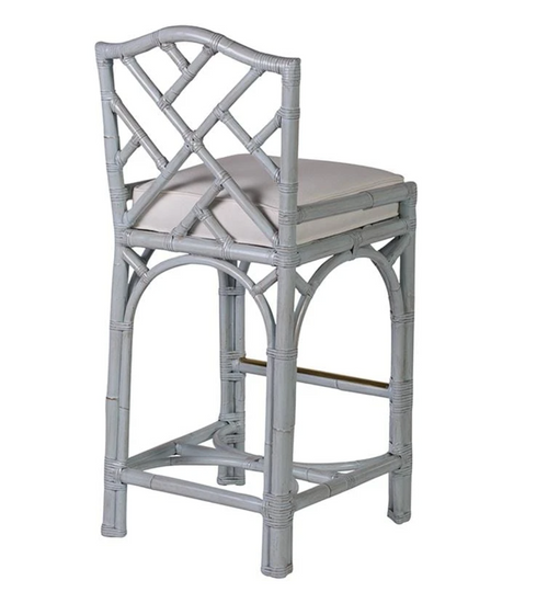 Chippendale Barstool in Gray by David Francis