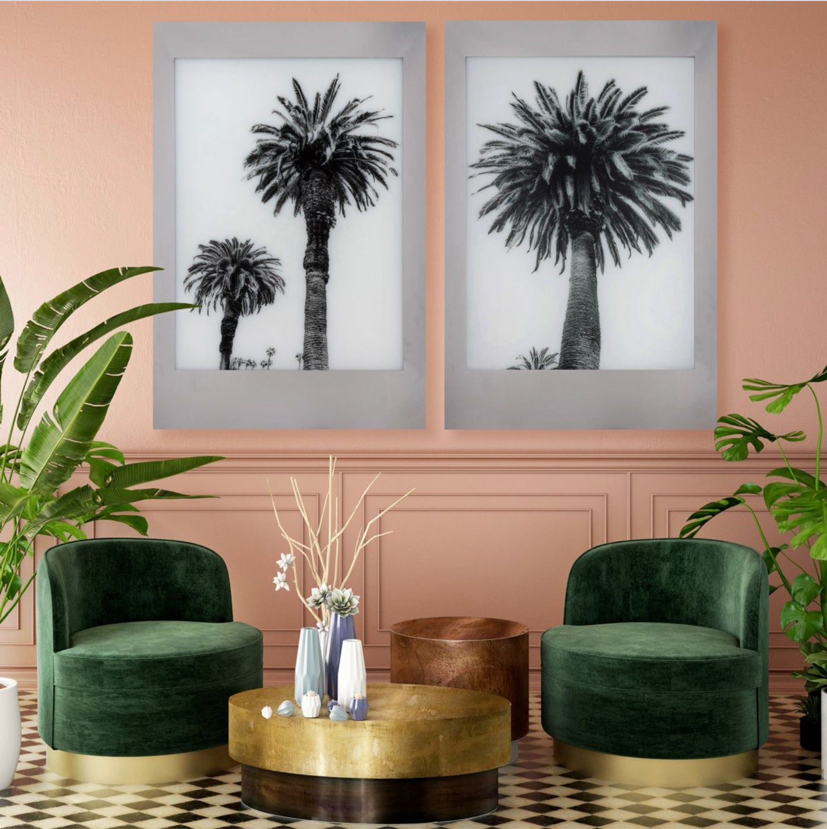 Aviation Frames Palm Art 2, by Natural Curiosities