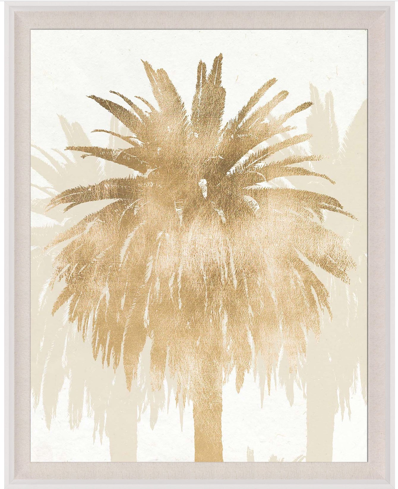Natural Curiosities Royal Palm Tree, Gold