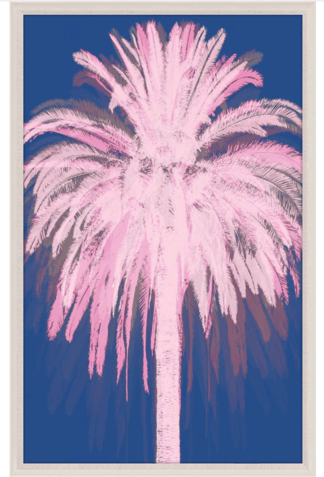 Natural Curiosities Pink and Blue Palms Art