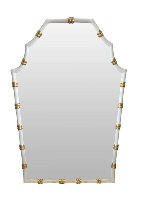 Dana Gibson Tall Bamboo Mirror