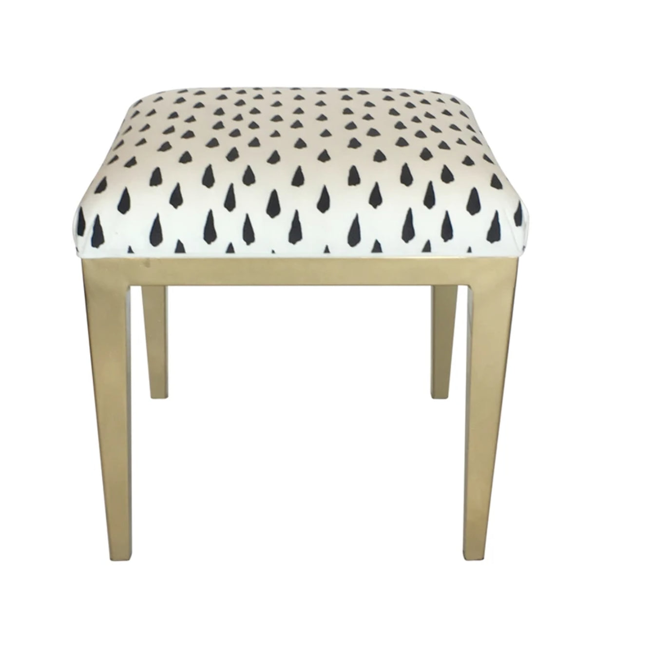 Dana Gibson Frenchy Ottoman in White Minsk