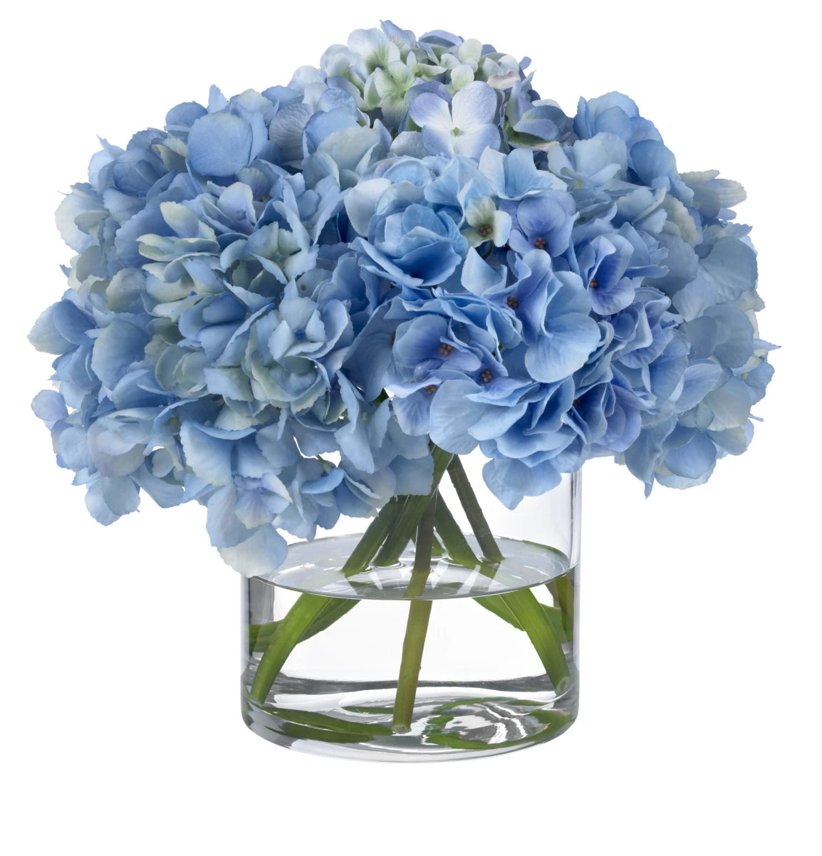Diane James Home Blue Hydrangea Faux Floral Arrangement