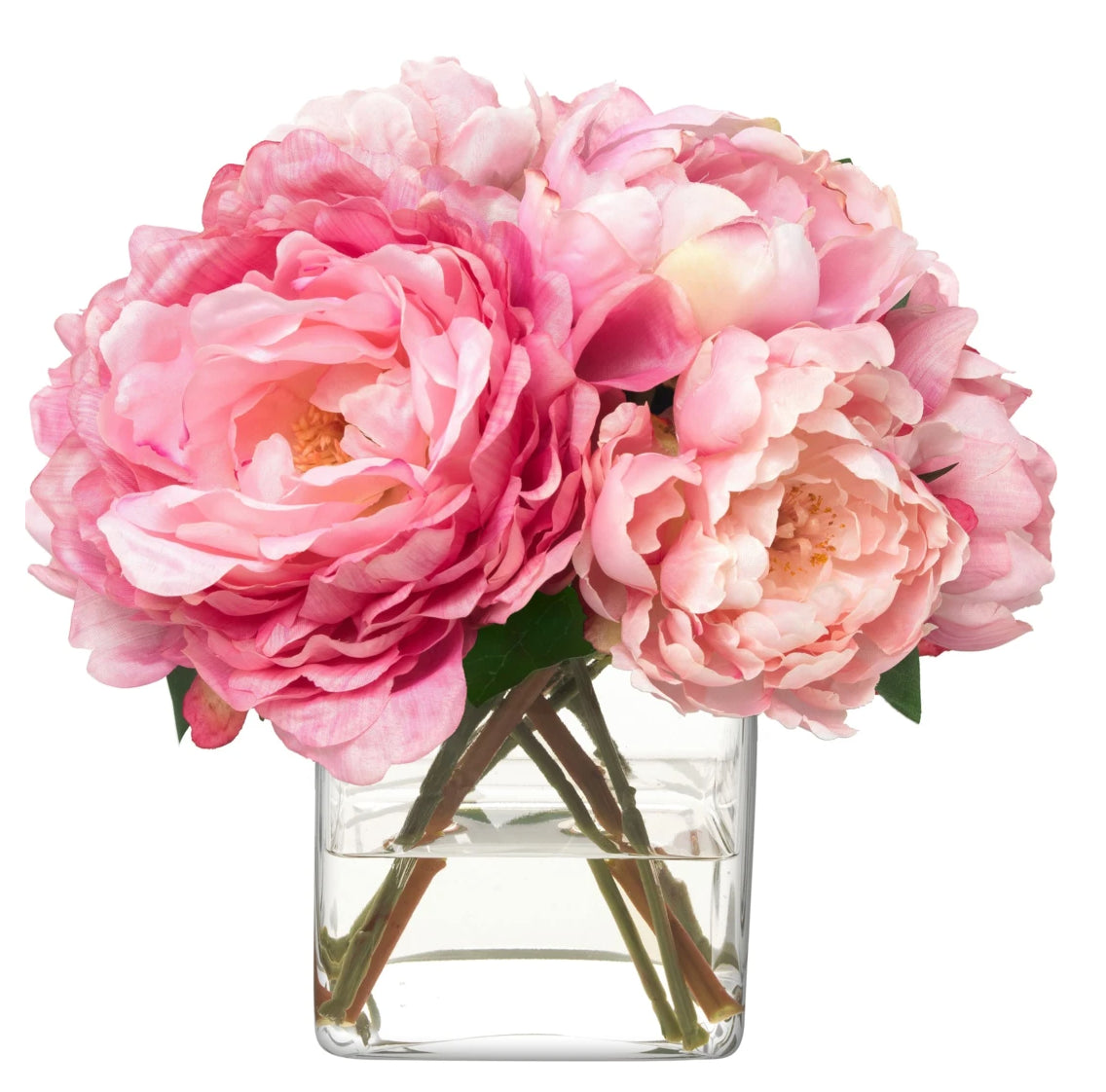 Diane James Home Small Pink Peony Flower Bouquet