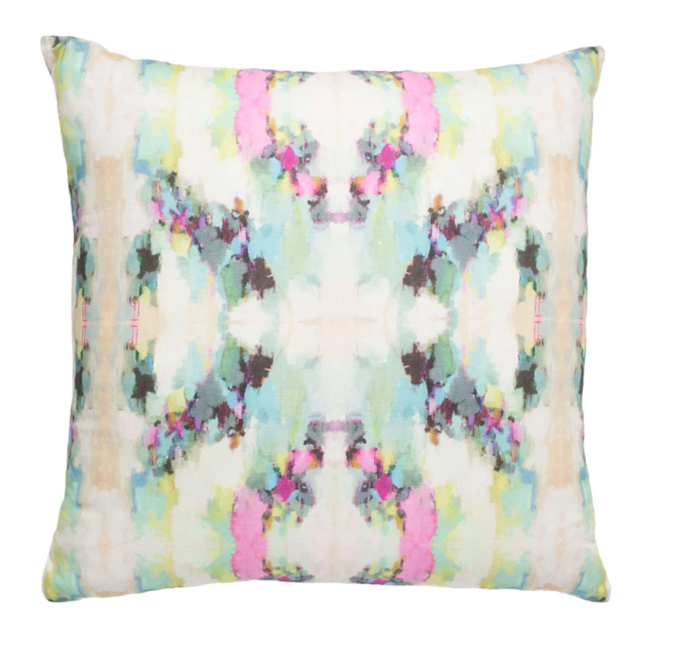 Laura Park Alphabet Soup Linen Cotton Pillow