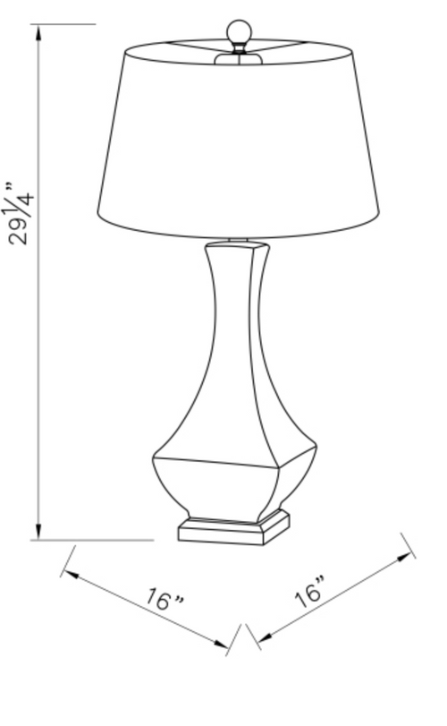 Belhaven Table Lamp in Grey