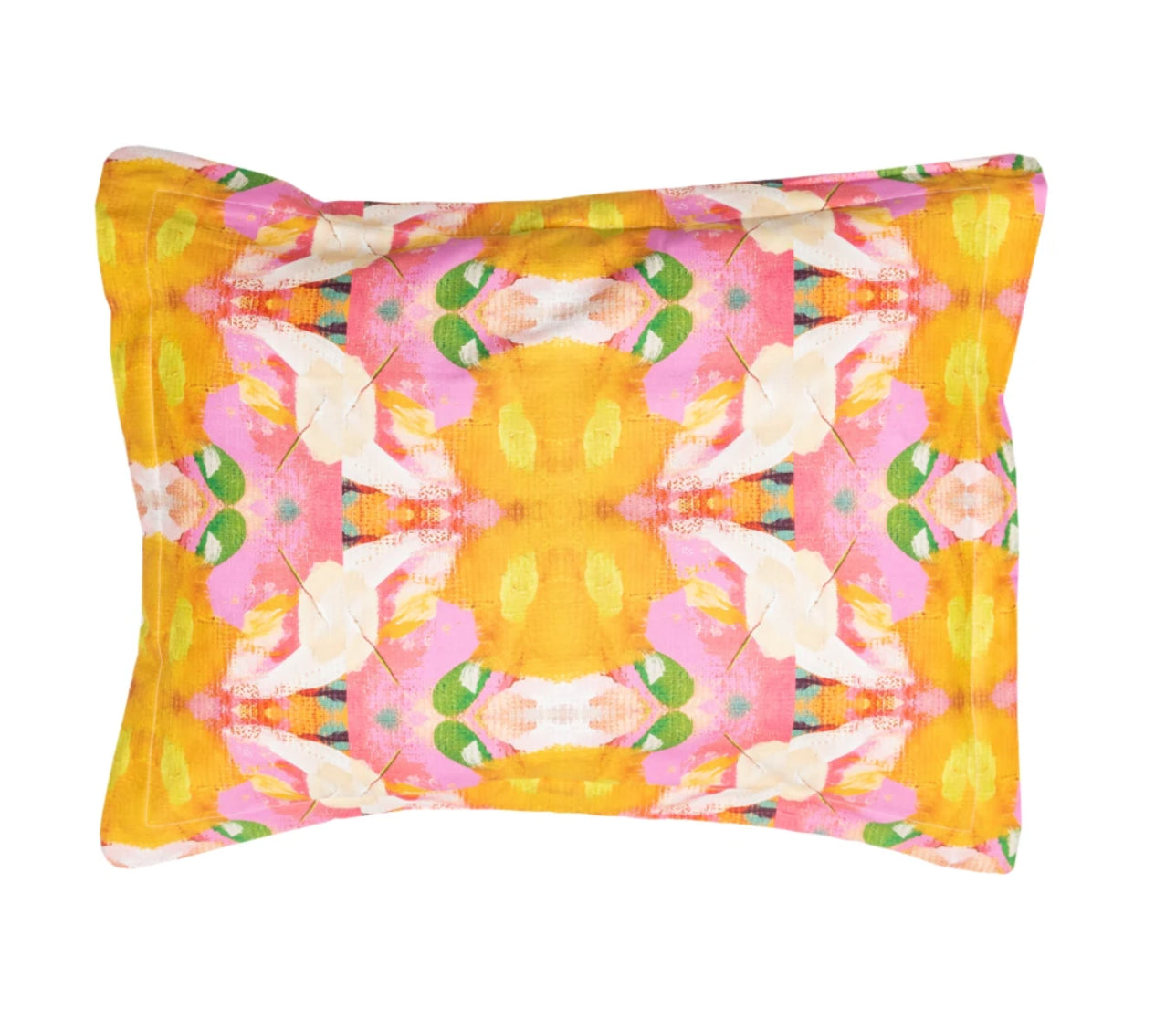 Flower Child Marigold Sham by Laura Park