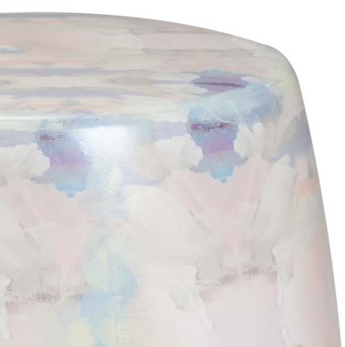 Wildwood Coral Bay Pale Blue Garden Seat by Laura Park