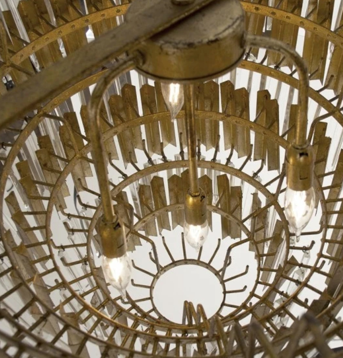 Zentique Crystal 4-Tier Chandelier