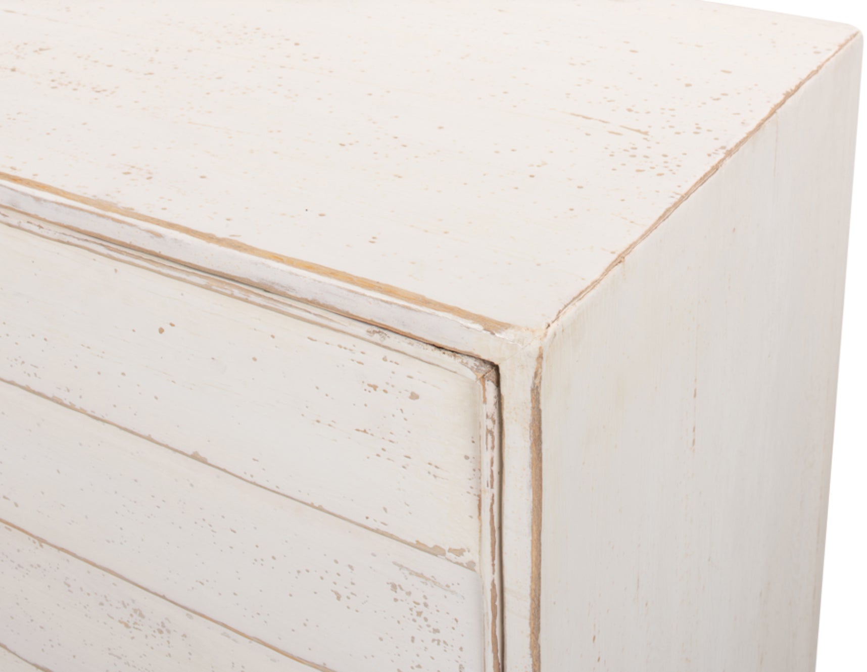 Louvered Sideboard, White by Sarreid