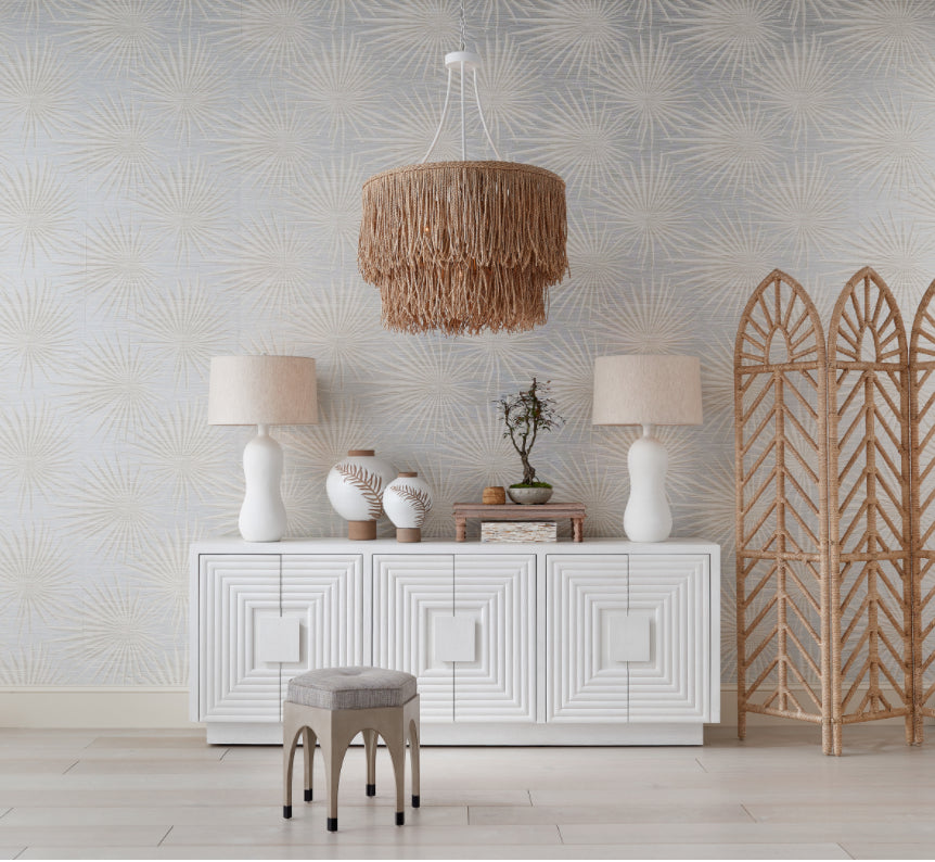 Currey and Company Morombe 84'' Wide Oak Wood Credenza