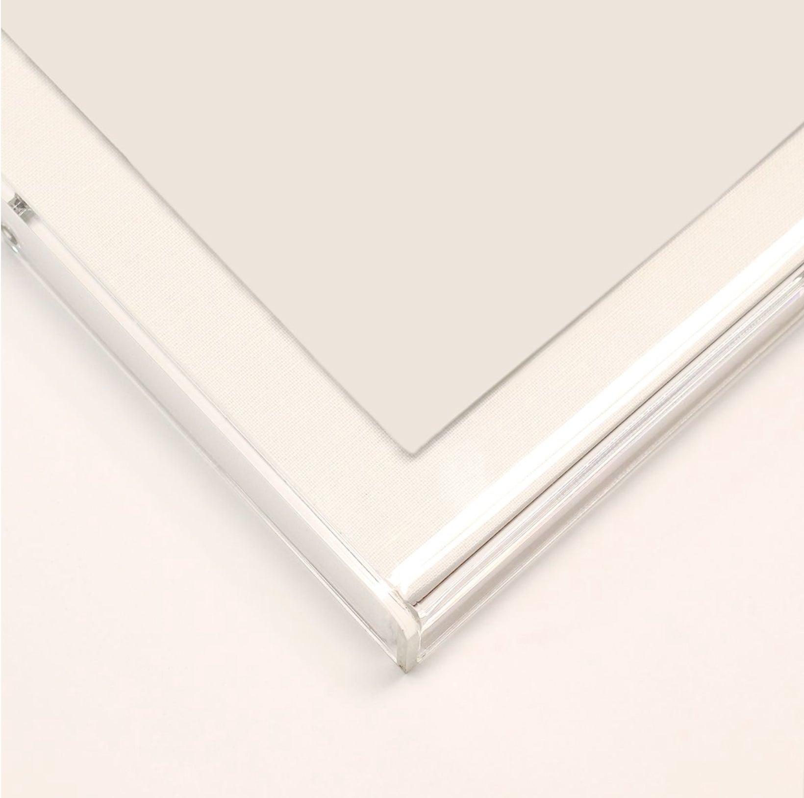 Silver Leaf Wave Square Art by Natural Curiosities