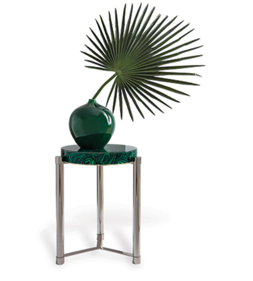 Port 68 Malachite Accent Table