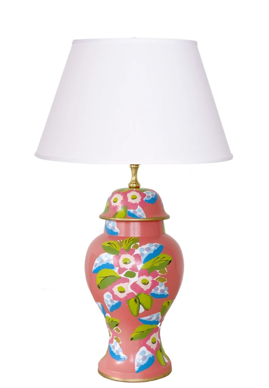 Dana Gibson Elsie Lamp in Coral