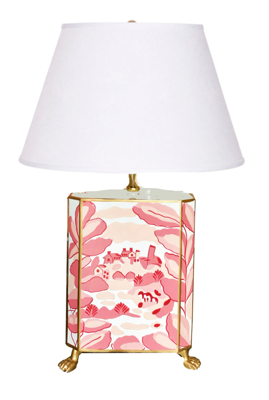 Dana Gibson Bristow Lamp, Pink