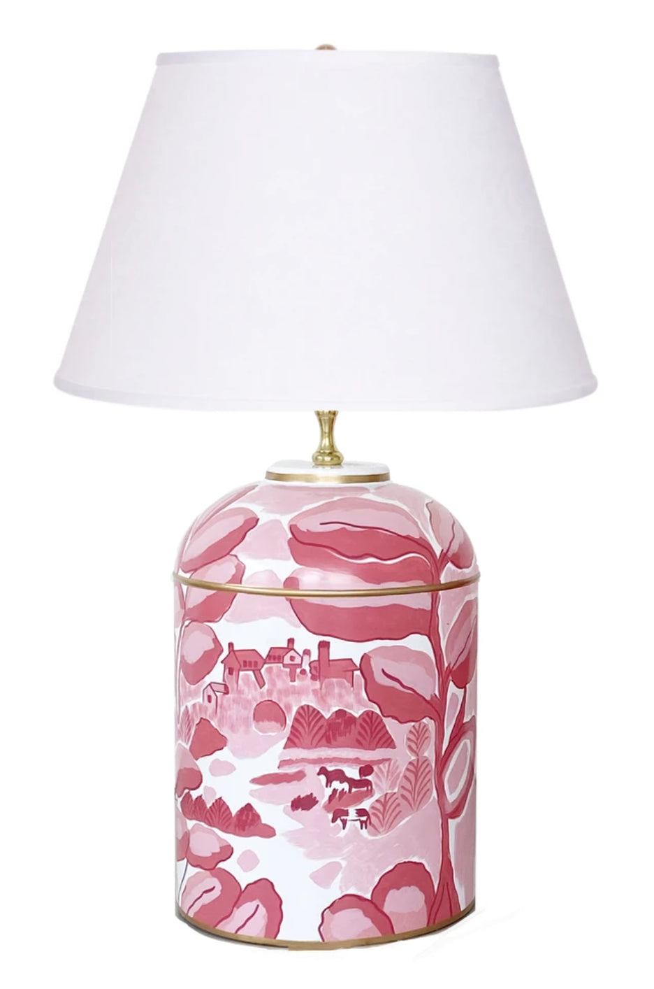 Dana Gibson Bristow Tea Caddy Lamp