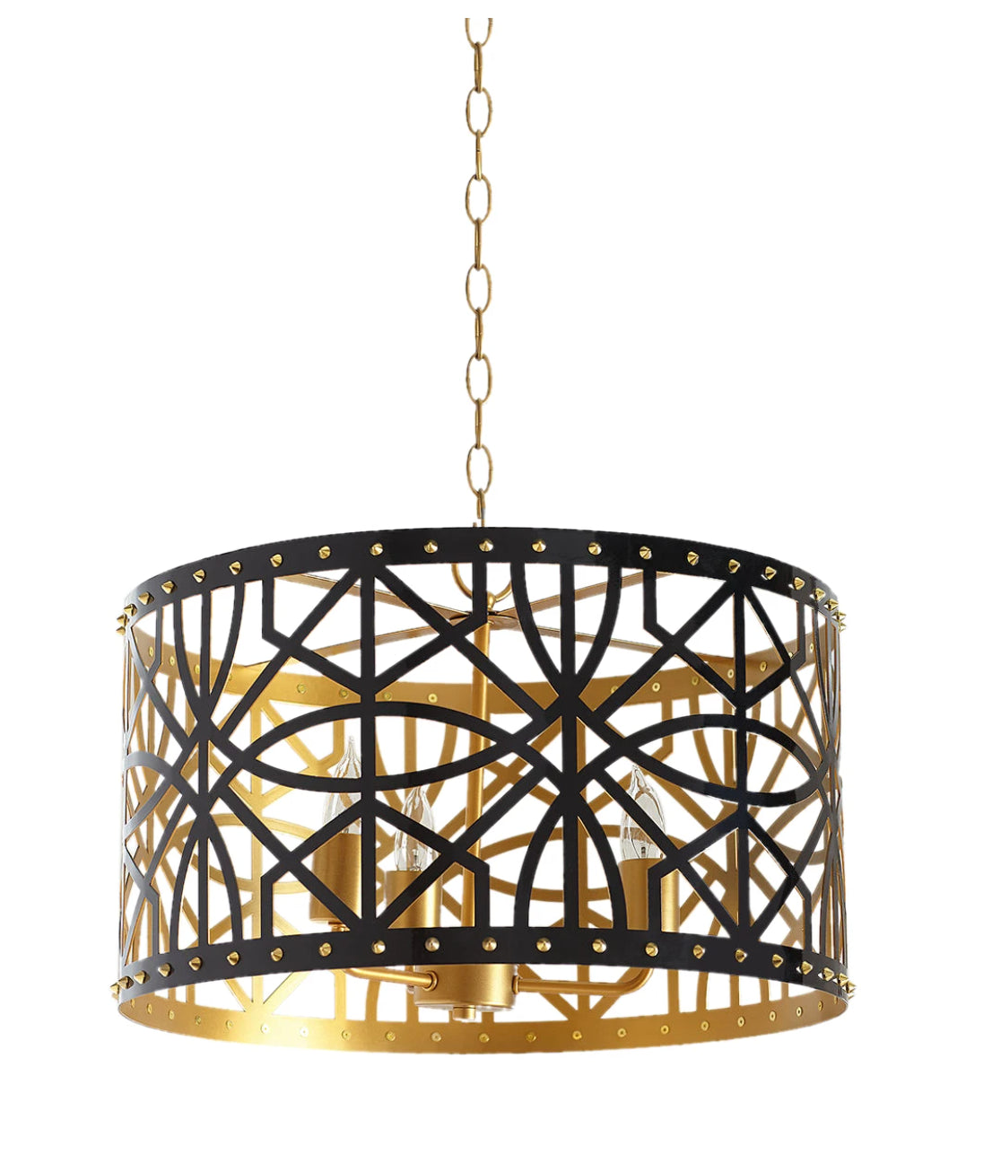 Couture Jonah 20" Pendant Light in Black
