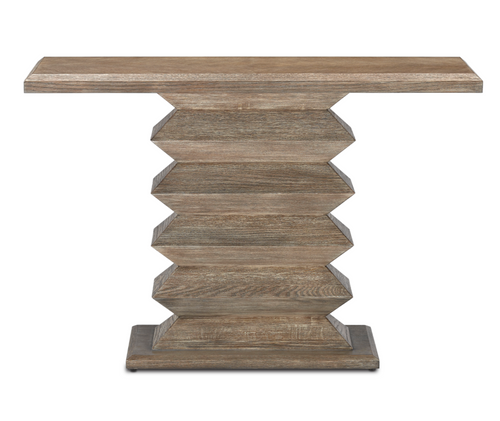 Currey and Company Sayan Pepper Console Table