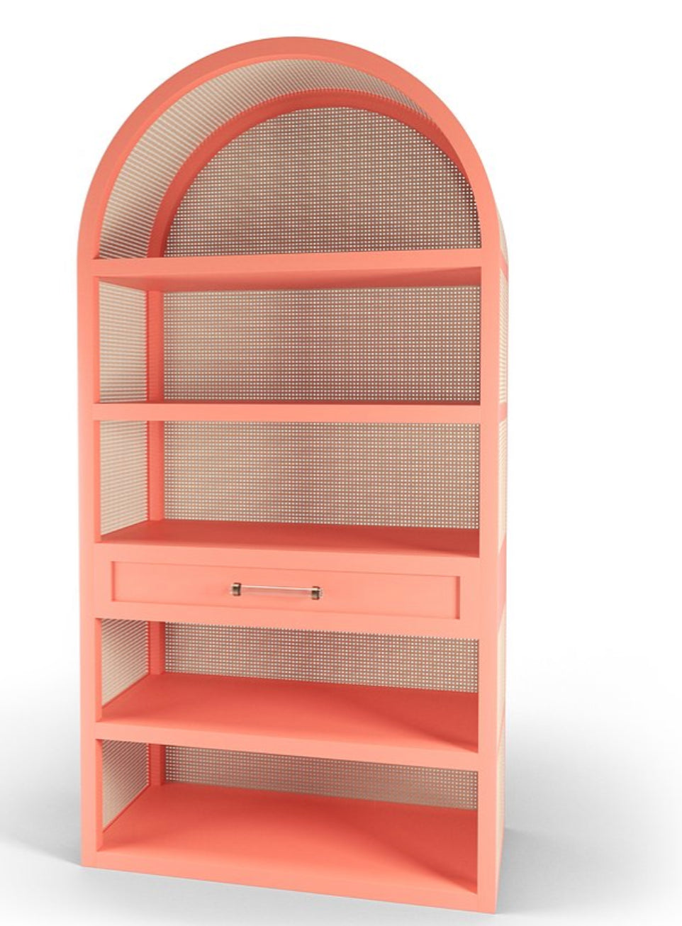 Maggie Cruz Leila Cane Etagere, Citron