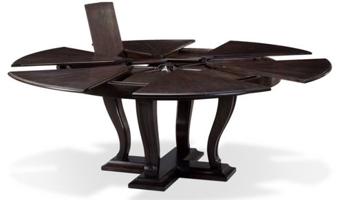 Extendable Solid Oak Dining Table by Sarreid