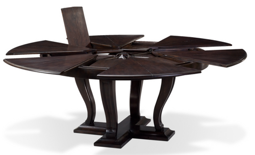 Extendable Solid Oak Dining Table by Sarreid