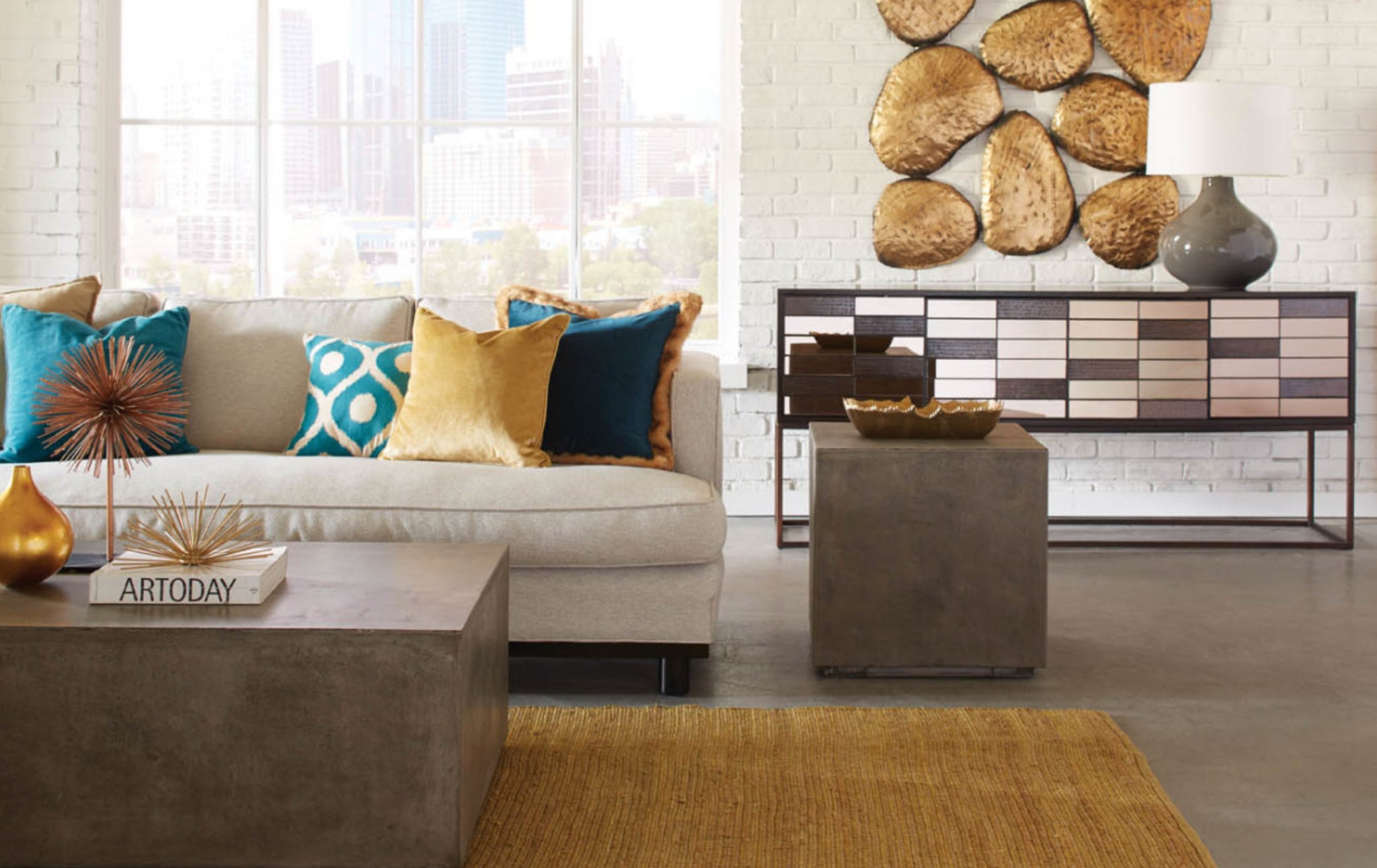 Bloc Rectangular Coffee Table by Urbia