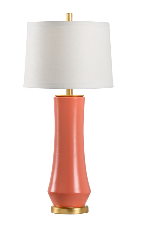 Chelsea House Landover Lamp in Coral