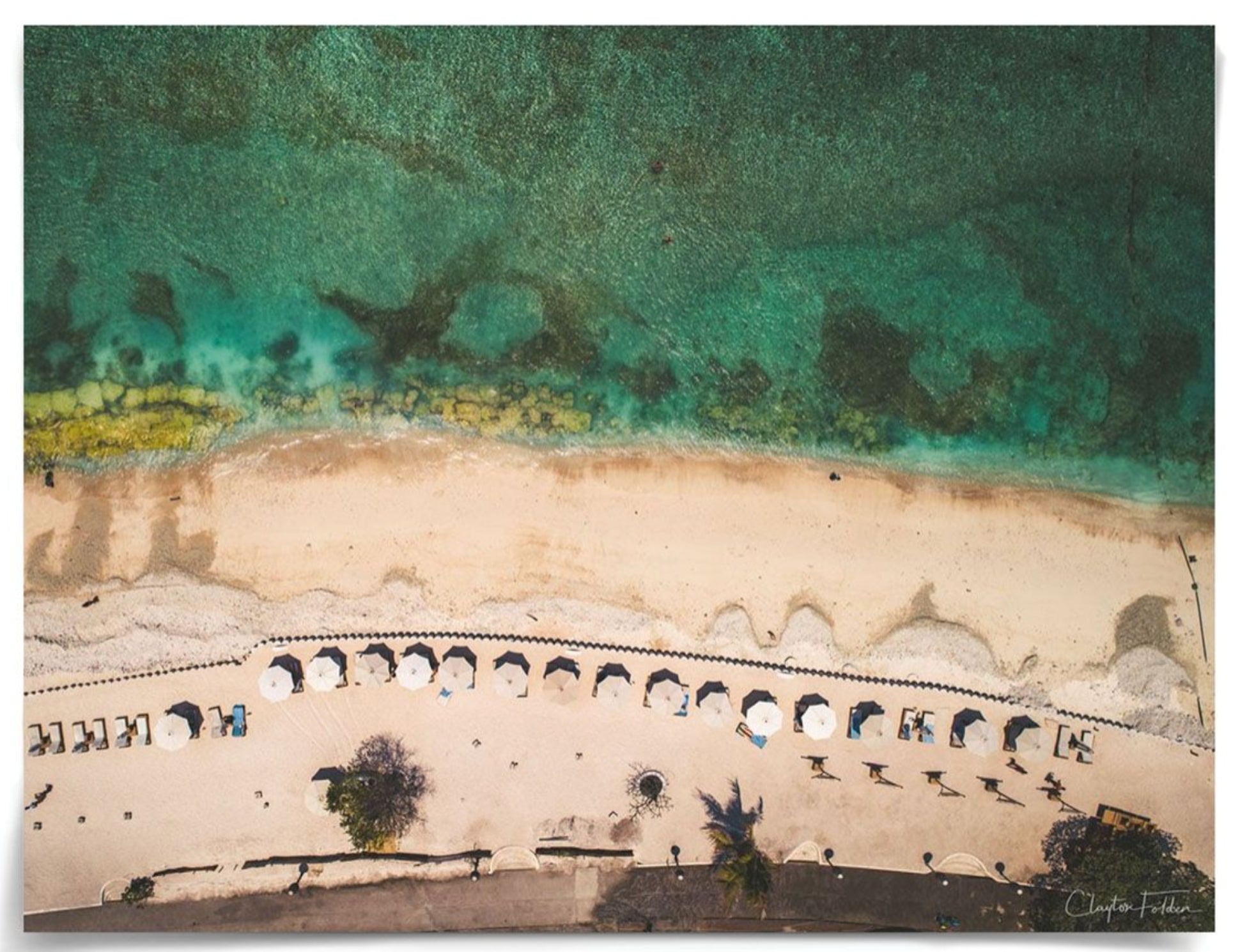 Folden Beige Aerial Photograph by Natural Curiosities