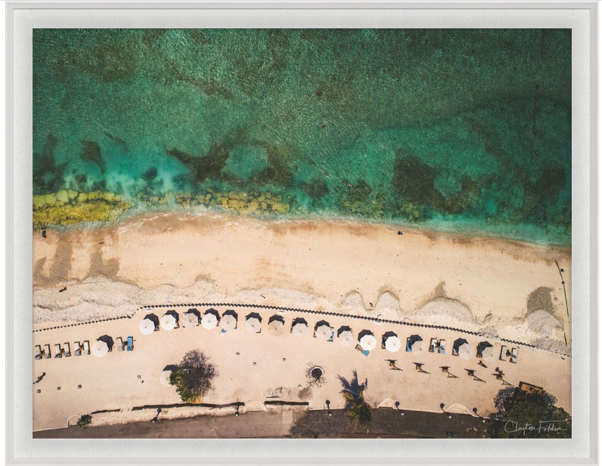 Folden Beige Aerial Photograph by Natural Curiosities