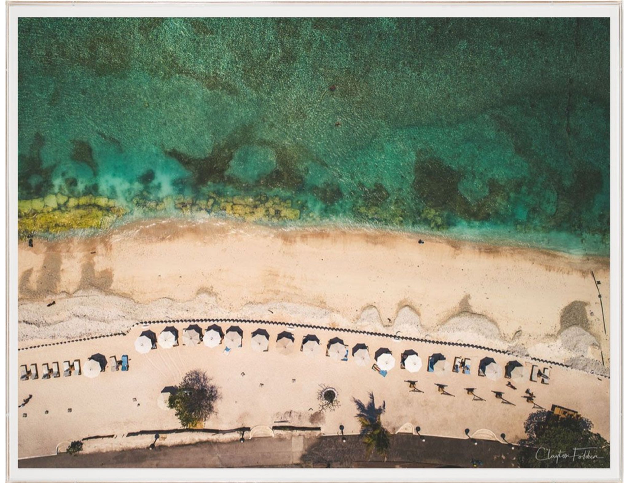 Folden Beige Aerial Photograph by Natural Curiosities