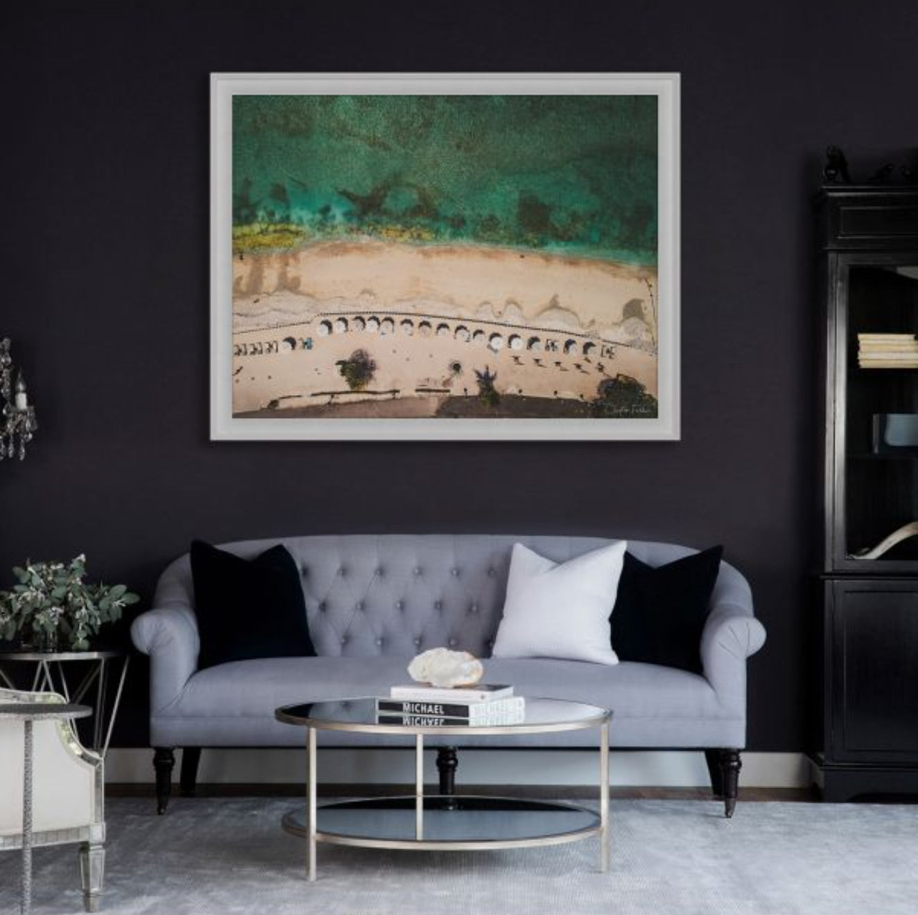 Folden Beige Aerial Photograph by Natural Curiosities